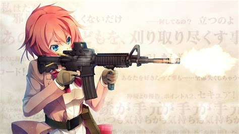 Anime Girl Wallpaper Gun Anime Wallpaper Hd