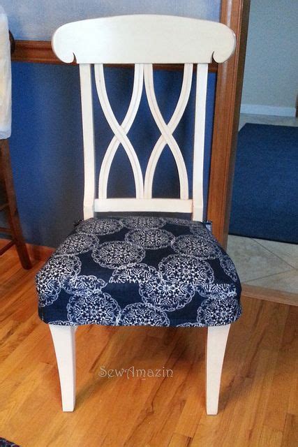 Dining chair cushion covers add a new look to your living room and makes the old furniture look new again. Diy chair, The shape and Sewing projects on Pinterest