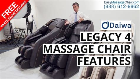 Daiwa Legacy 4 Massage Chair Features Youtube