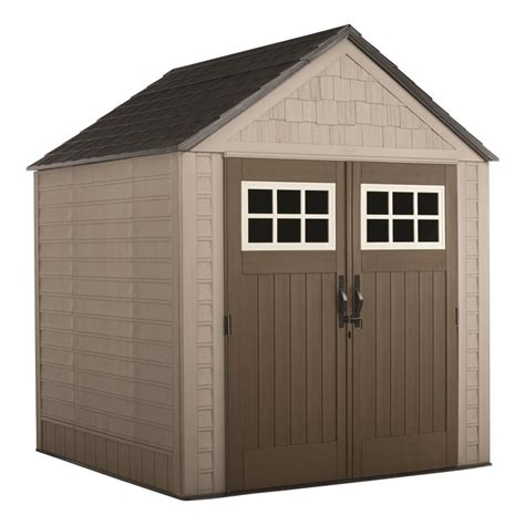 Rubbermaid Big Max 7 Ft X 7 Ft Storage Shed 2035892 The Home Depot