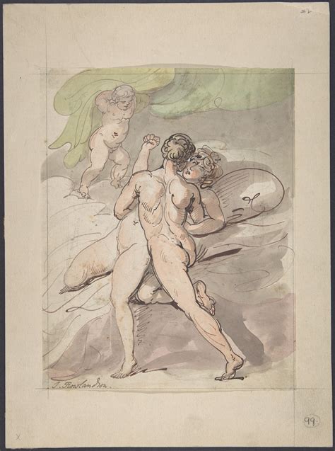 Thomas Rowlandson Nude Couple Embracing The Metropolitan Museum Of Art