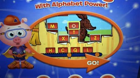 Alpha Pig With Alphabet Power Youtube