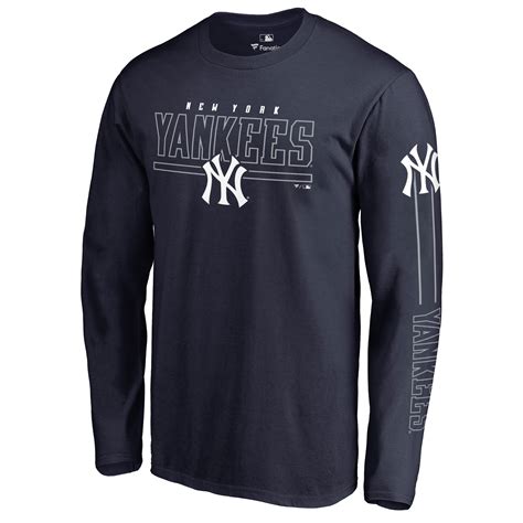 Fanatics Branded New York Yankees Navy Front Line Long Sleeve T Shirt