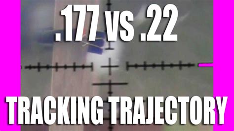 Tracking Trajectory 22 Vs 177 Airgun Pellets Youtube