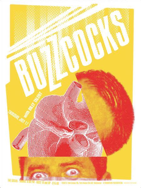Buzzcocks Billy Talent Poster Design Thomas Scott Eye Noise 2003