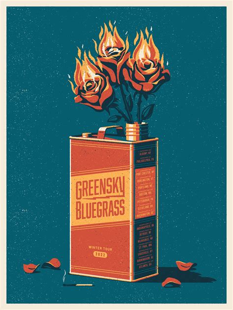 Greensky Bluegrass Winter Tour Poster — Dkng