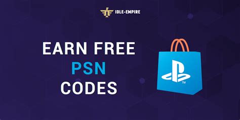 Free psn codes are code used to unlock premium services from sony playstation. Earn Free PSN Codes In 2020 - Idle-Empire