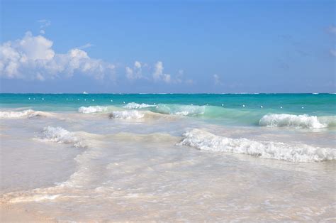 Turquoise Ocean Of Tropical Beach