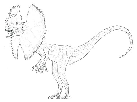 Jurassic Park Velociraptor Coloring Pages