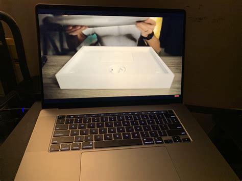 Watching A Macbook Pro Unboxing On My Macbook Pro Got The Inch For Christmas Back In The