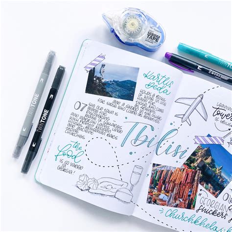 Travel Journal Your Individual Travelogue │ Tombow