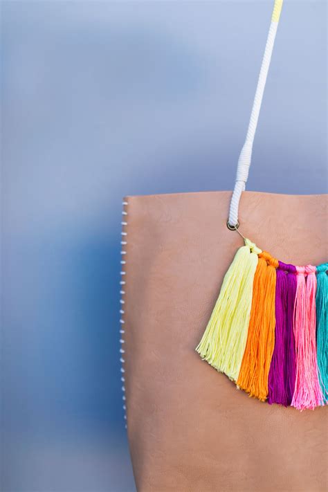 Diy Tassel Tote Bag Tell Love And Party