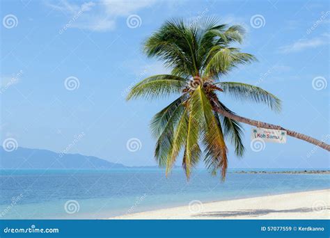 Landmark Of Baan Tai Beach Koh Samui Island Stock Image Image Of