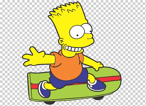Descarga Gratis Bart Simpson Lisa Simpson Patinando Dejando Dibujos