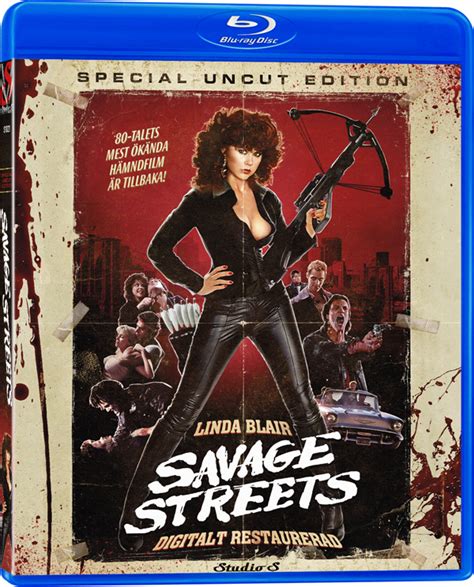 Omslag Av Savage Streets Blu Ray