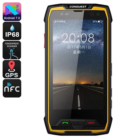 Conquest S11 Rugged Phone Ip68 Android 70 Octa Core Cpu 6gb Ram