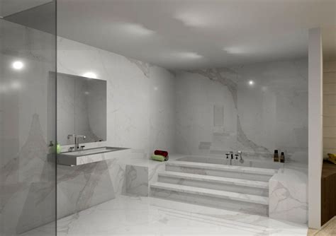 The Contemporary Bathroom With Stonepeaks Porcelain Floor