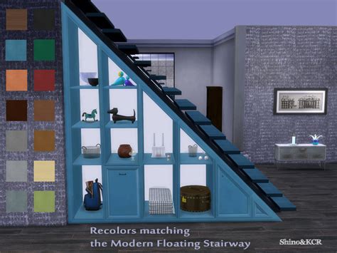 The Sims Resource Under Stair Shelves Recolors
