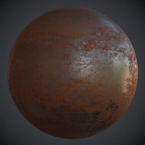 Pitted Rusted Iron Pbr Metal Material Free Pbr Materials