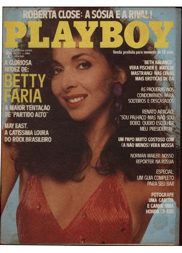 Sebo do Messias Revista Playboy 1984 Nº 111 Betty Faria Com