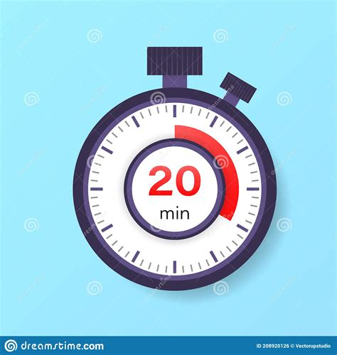 Set Of Timer And Stopwatch Icons Kitchen Timer Icon With Different