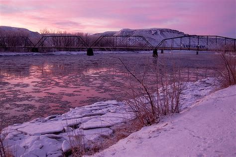 Bridge At Fort Benton Taken In Montana Mark Hinderliter Flickr