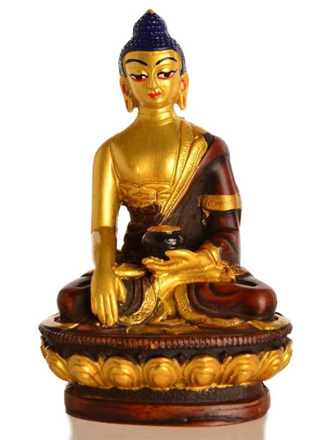 Akshobhya Shakyamuni 115 Cm Buddha Statue Resin Golden