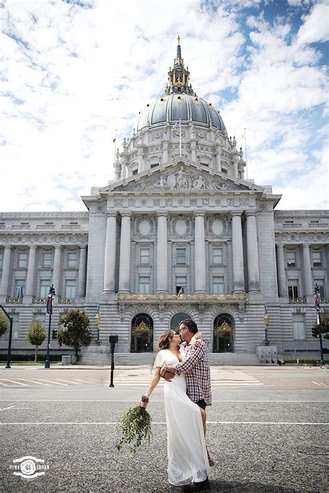 city hall wedding photographed by san francisco wedding photographer