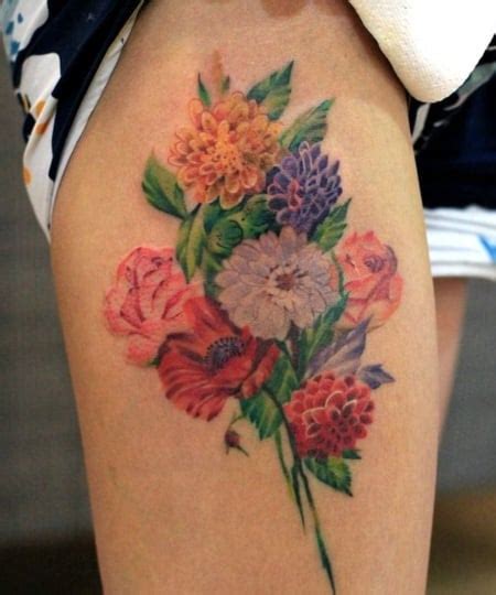 30 Flower Tattoos For Passionate Men 2023 The Trend Spotter