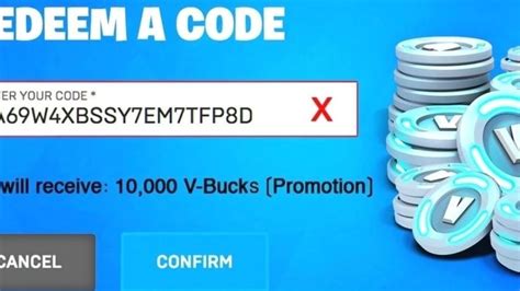 10000 Free V Bucks Code In Fortnite Youtube Xbox T Card