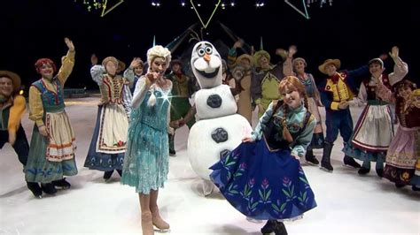 Video The Cast Of Disney On Ices Frozen Performs Live On Gma Abc