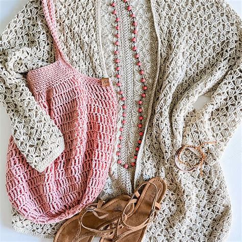 Lacy Spring Cardigan Pattern By Mj S Off The Hook Designs Crochet