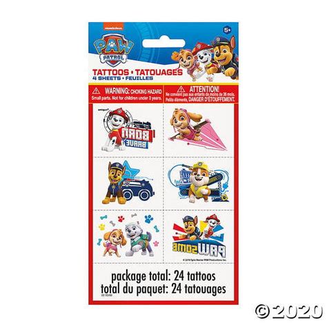 Paw Patrol™ Temporary Tattoos