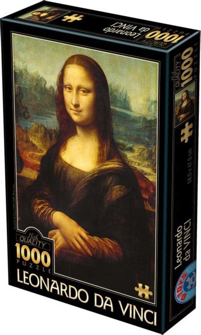 D Toys Puzzle Mona Lisa 1000 Dílků E Shop Maxmaxcz