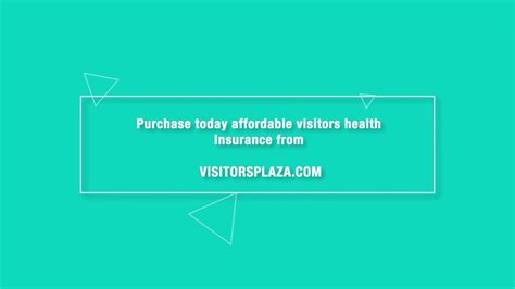 Buy medical travel insurance and visitor health insurance with trusted travel insurance experts over than 35 years. Visitors Insurance from Visitors Plaza - YouTube