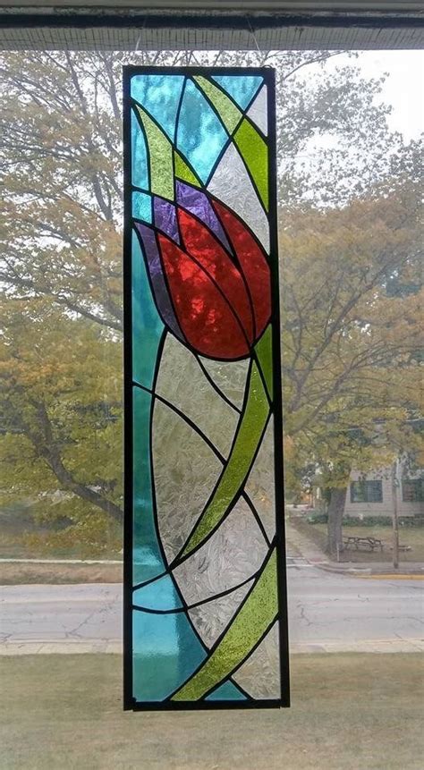 Abstract Stained Glass Geometric Patterns Northern Sue Fenster Kunst Glasmalerei Kunst