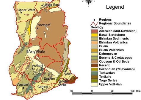 Geological Map Of Ghana Zone In Ghana This Study Had As Its Objective