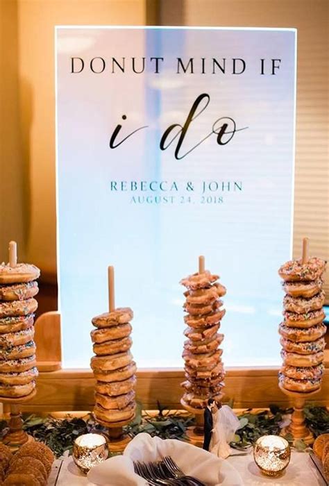 20 adorable wedding donut bar ideas 2023 wedding donuts donut bar wedding donut display