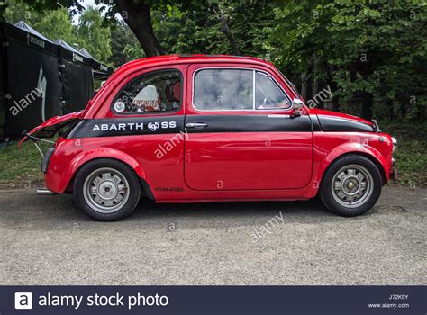 A Fiat 500 Abarth Classic Car Stock Photo Royalty Free