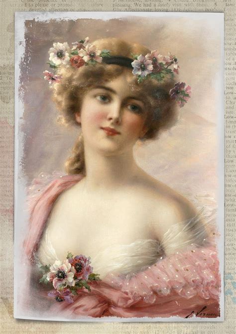 Vintage Woman In Victorian Style Free Image Download