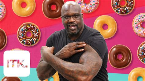 Shaquille Oneal Partners With Krispy Kreme Doughnuts Talks New Years Resolutions Youtube