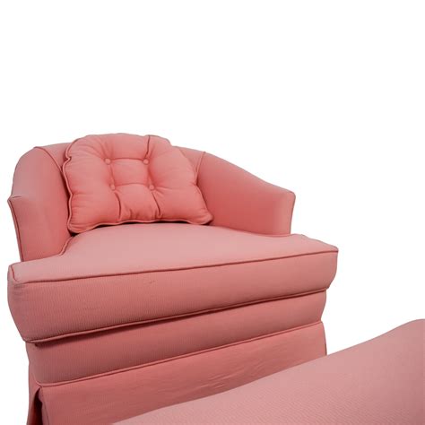 Pink accent chairs are great for any neutral living room. 83% OFF - Pink Accent Chair with Ottoman / Chairs