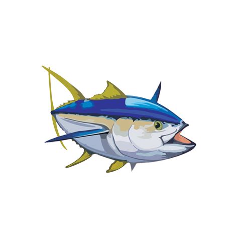Tuna Fishing Vector Art Icons And Graphics For Free Download