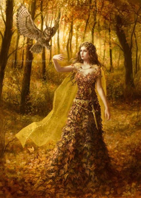 Wonderful Autumn Autumn Fairy Fairy Art Elves And Fairies