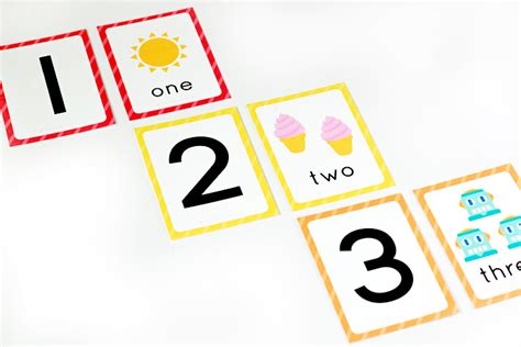 Free Printable Number Flashcards Counting Cards The Many Little Joys