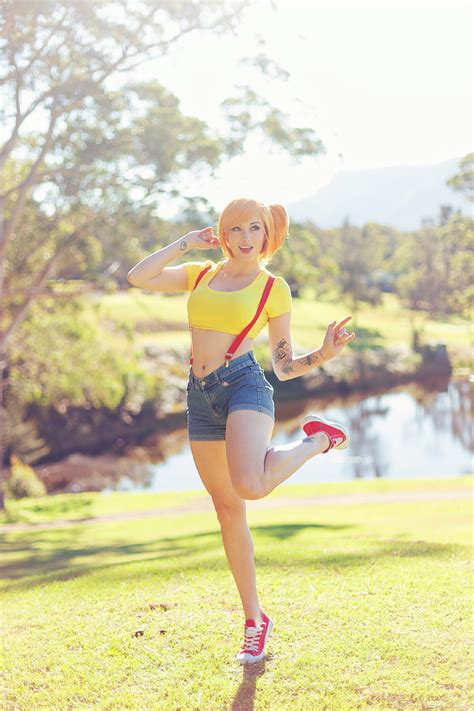 Pokemon Misty Costume Kayla Erin Women Cosplay Kayla Erin Misty Hot