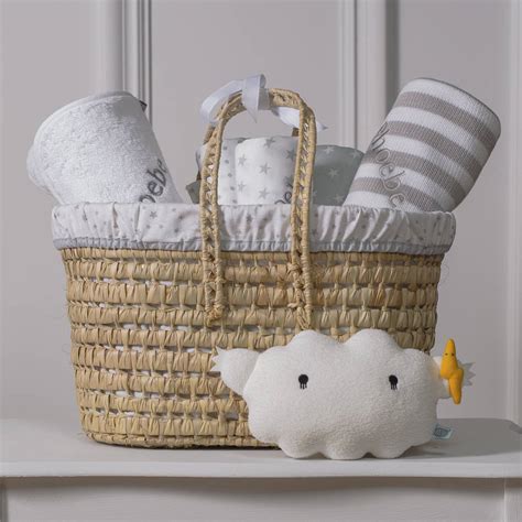 Maybe you would like to learn more about one of these? Personalised New Baby Gift Basket With Cloud Toy By That's ...