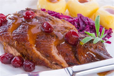 Classic Duck Breast In Berry And Wine Sauce