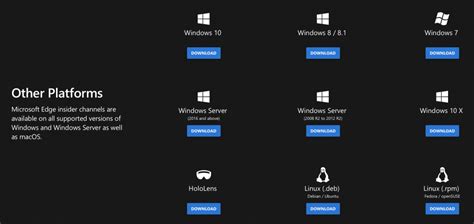 Microsoft Edge Insider Installers For Windows 10x Emulator And Hololens