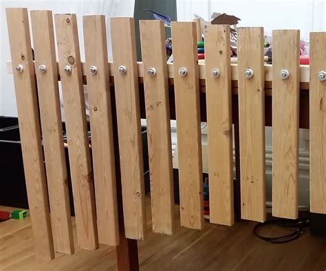 Giant Xylophone Made From Bed Slats 8 Steps With Pictures